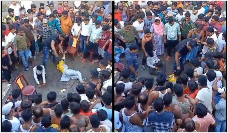 West Bengal CPIM alleged that the man seen assaulting the woman in Chopra is a goon of the TMC